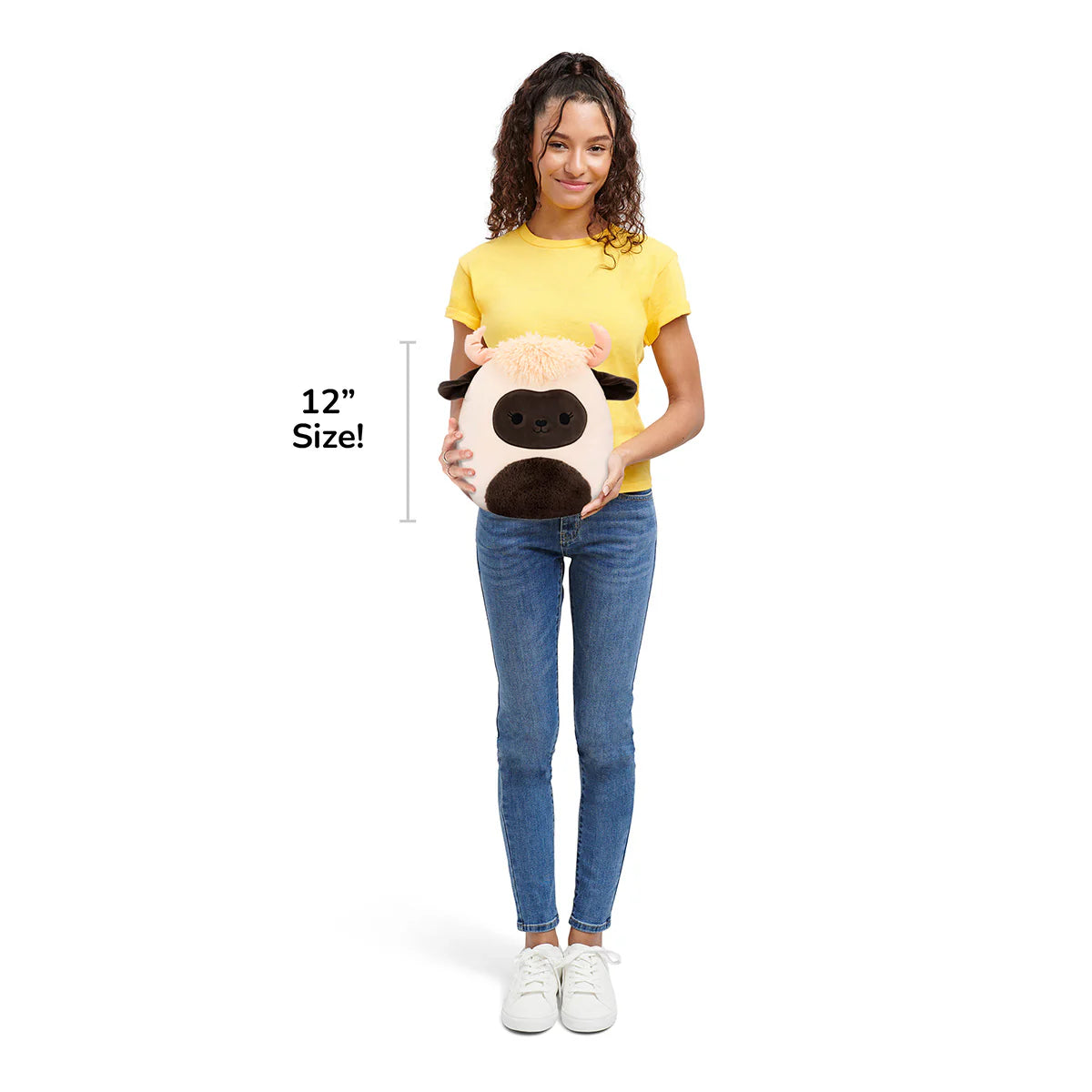 Squishmallows Fuzz-A-Mallows Venus das Schwarznasenschaf