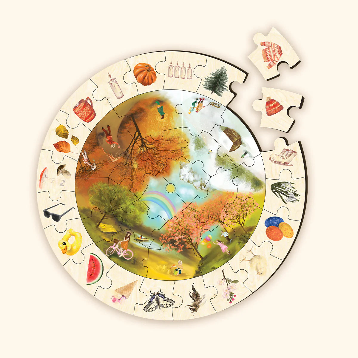 Four seasons Floor Puzzle
