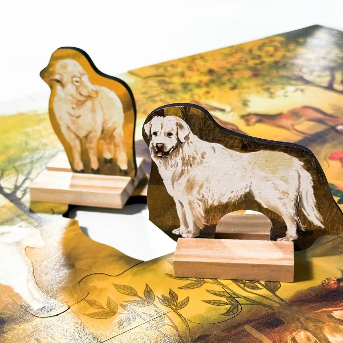 Bauernhof-Bodenpuzzle