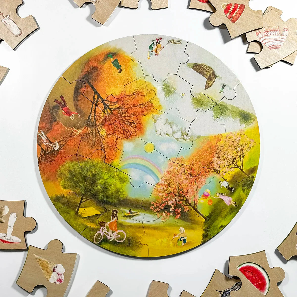 Four seasons Floor Puzzle