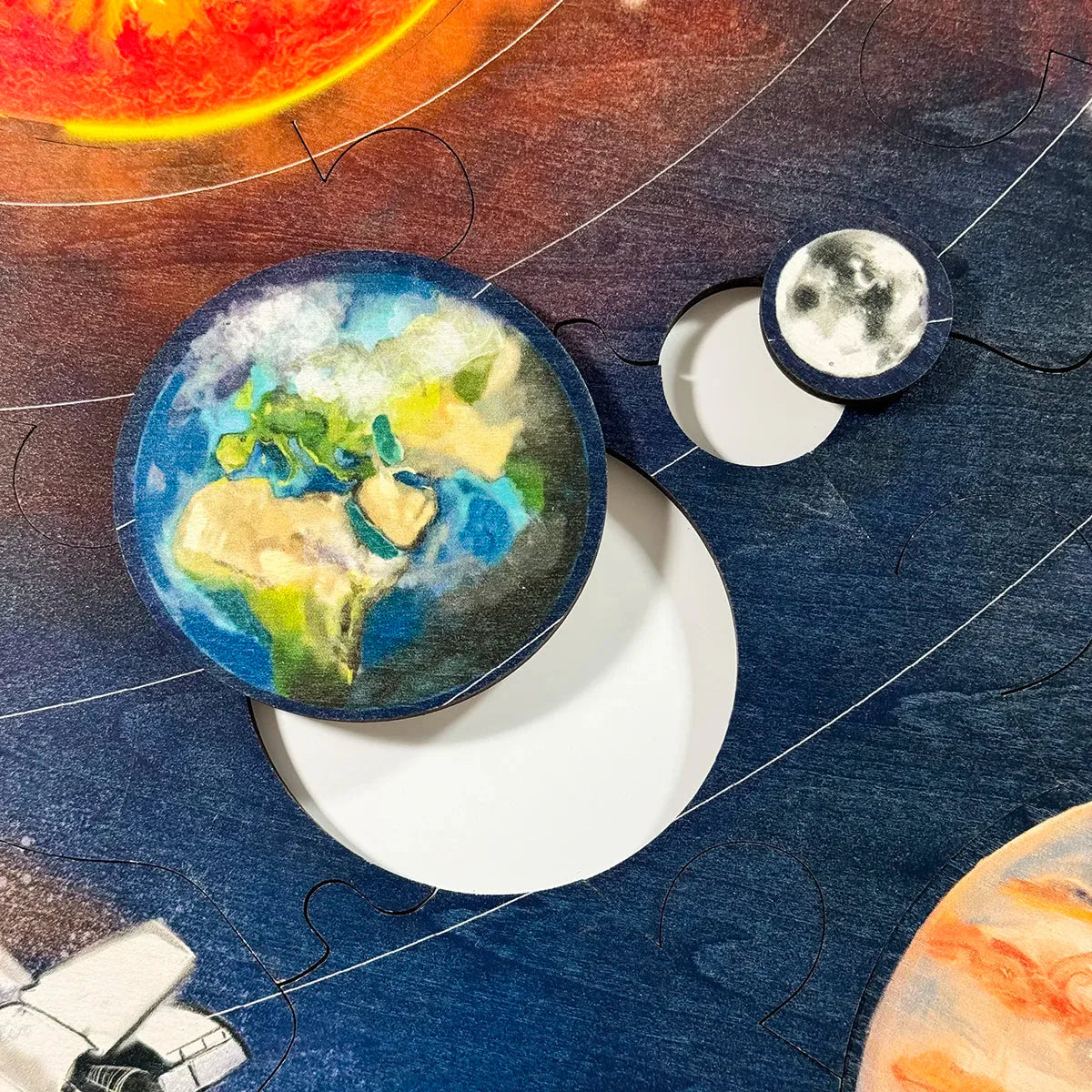 Puzzle de sol spatial