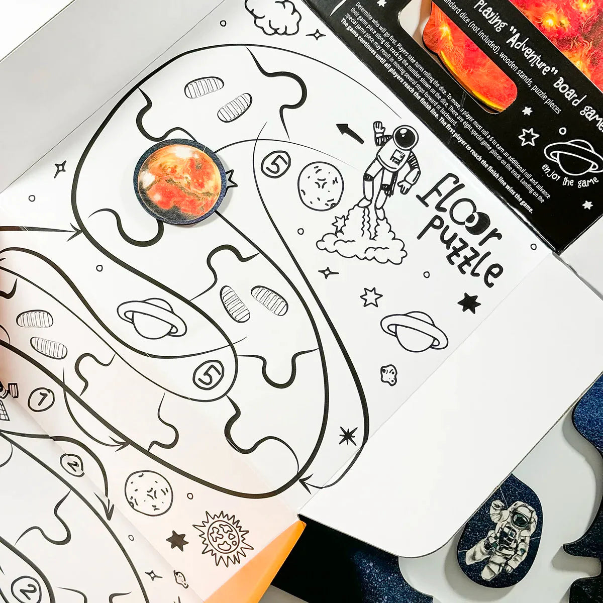 Puzzle de sol spatial