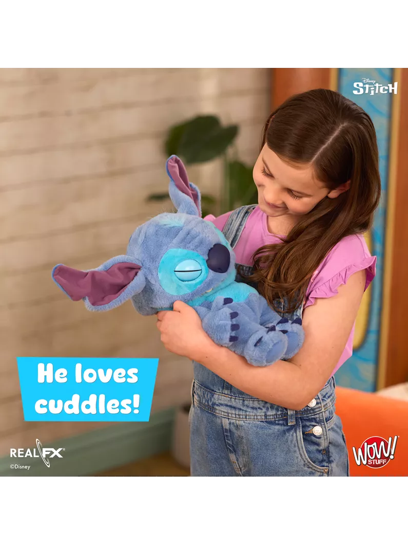 Disney Stitch Puppetronic by RealFX 100+ Sound & Action Combinations NEW