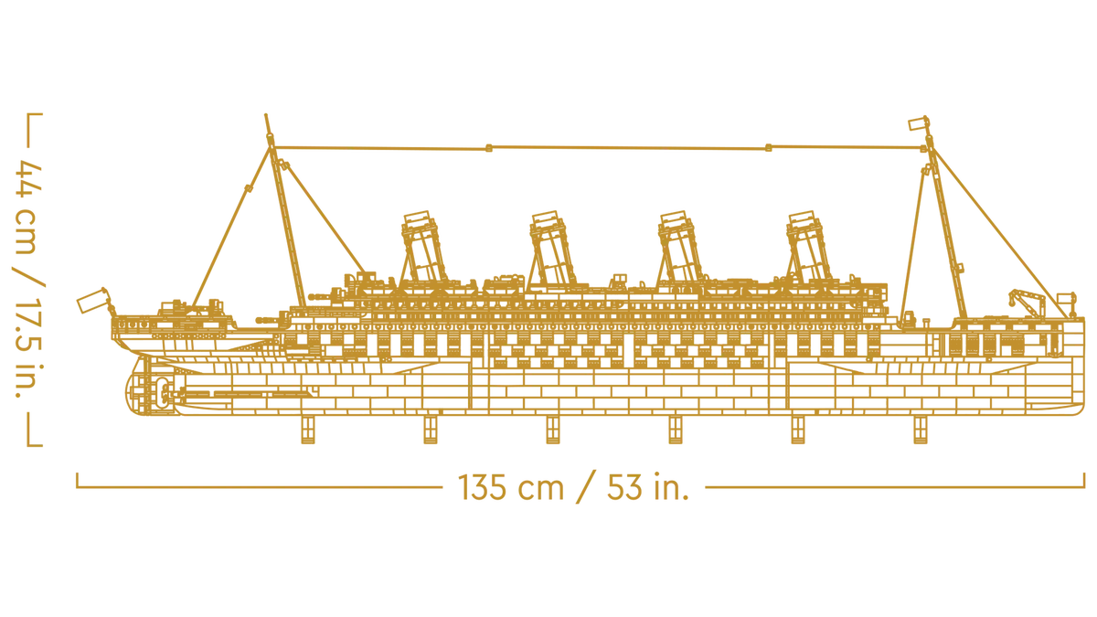 LEGO Titanic (10294)-last piece available at the lowest price on the market.
