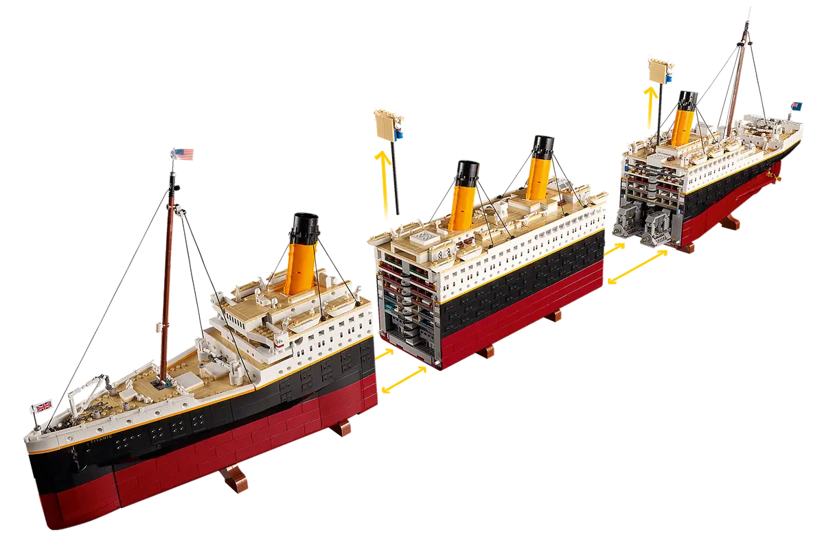 LEGO Titanic (10294)-last piece available at the lowest price on the market.