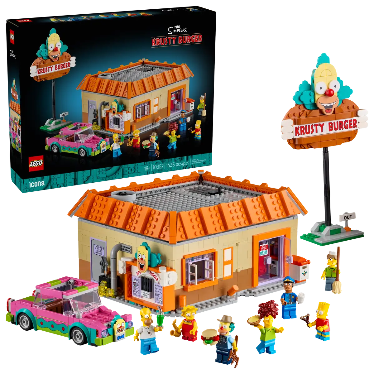 LEGO Icons The Simpsons: Krusty Burger (10352)