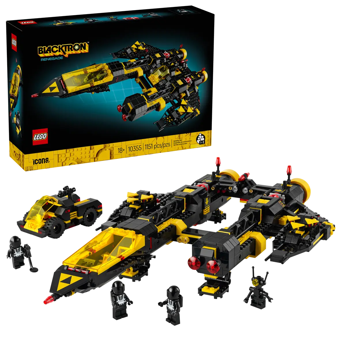 LEGO Icons Blacktron Renegade (10355)