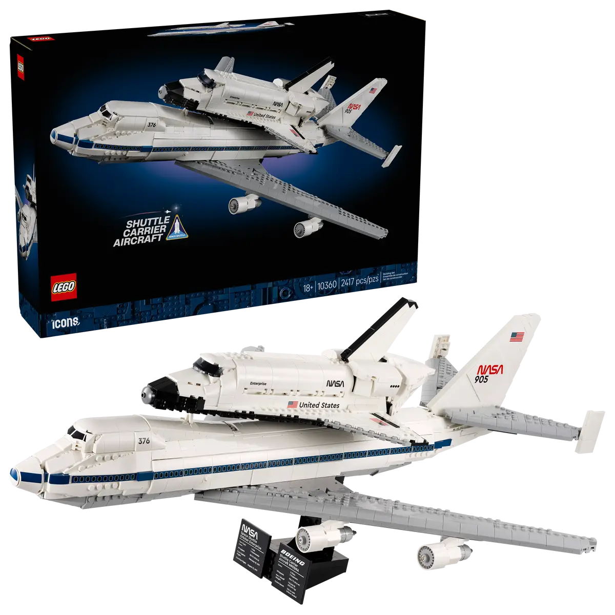 LEGO Icons Shuttle Carrier Aircraft (10360)