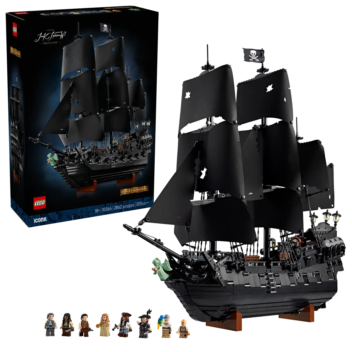 LEGO Icons Captain Jack Sparrow’s Pirate Ship (10365)