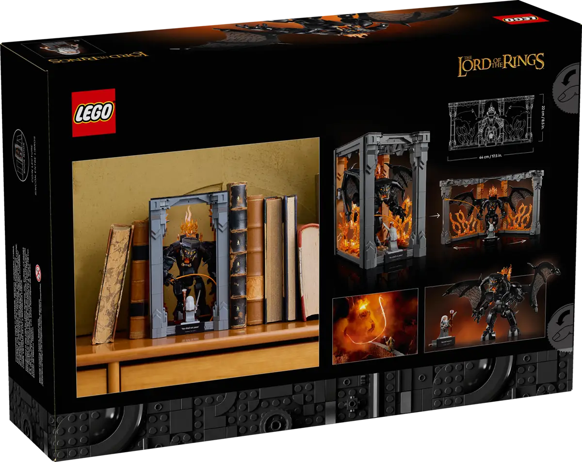 LEGO Icons The Lord of the Rings: Balrog Book Nook (10367)