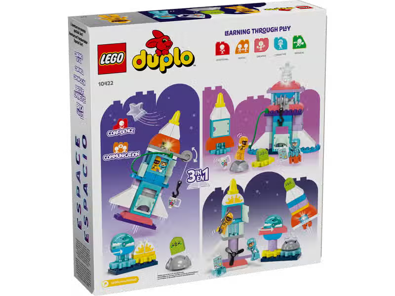 LEGO DUPLO 3-in-1 Space Shuttle Adventure (10422)