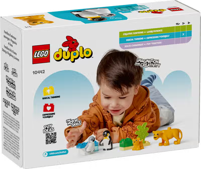 LEGO DUPLO Wild Animal Families Penguins and Lions (10442)
