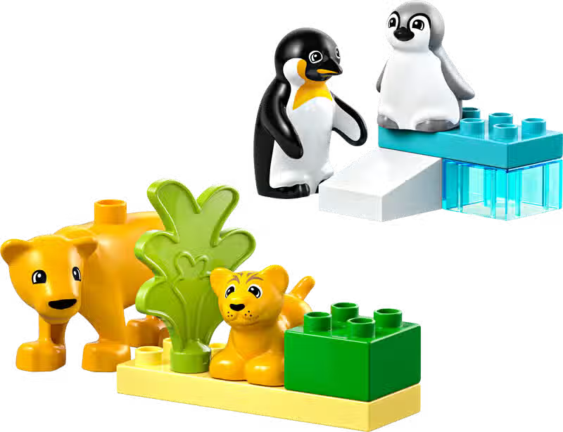LEGO DUPLO Wild Animal Families Penguins and Lions (10442)