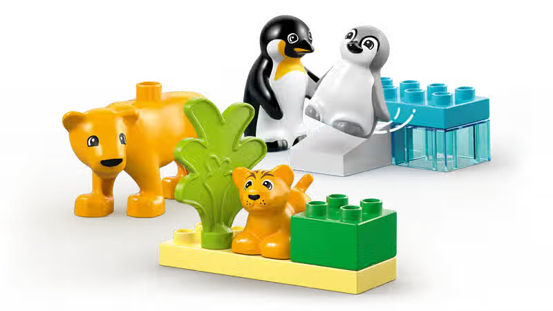 LEGO DUPLO Wild Animal Families Penguins and Lions (10442)