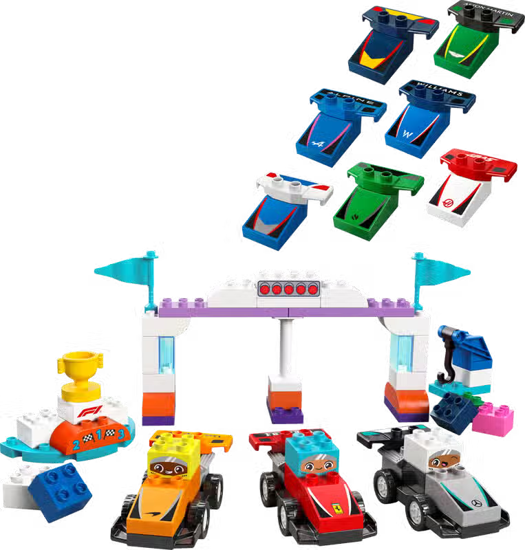 LEGO DUPLO Formula 1 Race Cars and Drivers (10445)