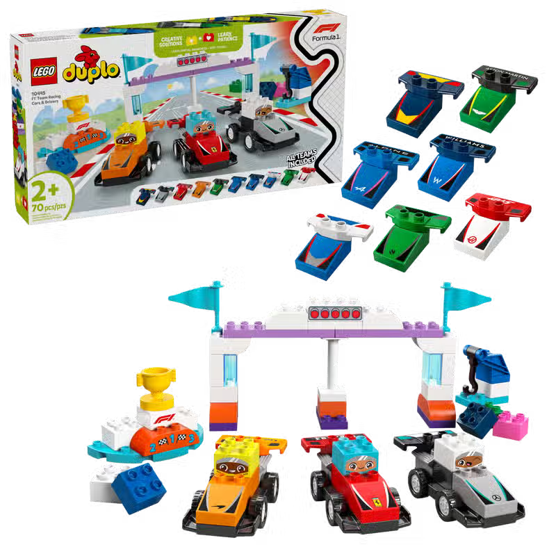 LEGO DUPLO Formula 1 Race Cars and Drivers (10445)