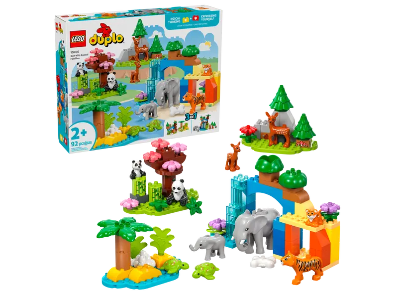 LEGO DUPLO Town Wild Animal Families 3 in 1