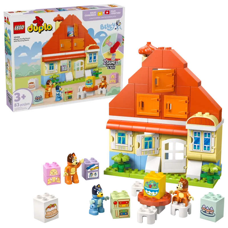 LEGO Bluey’s House and Memory Game