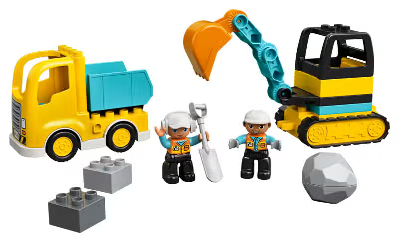 LEGO DUPLO Truck & Tracked Excavator (10931)