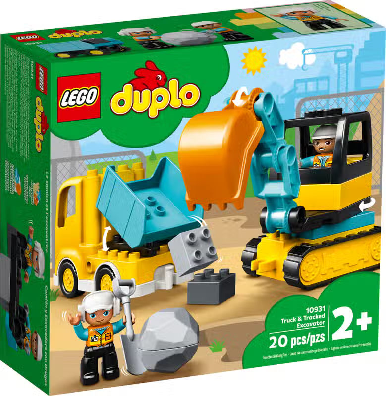 LEGO DUPLO Truck & Tracked Excavator (10931)