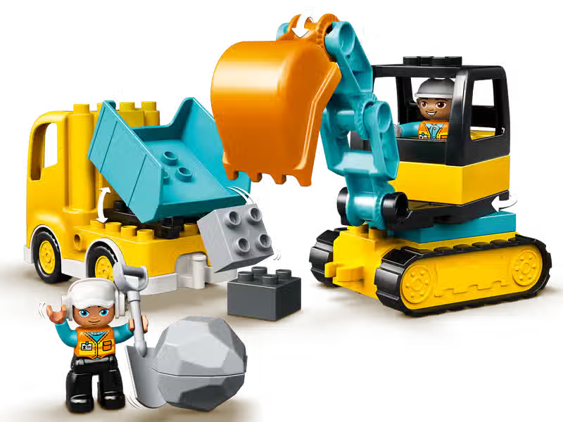 LEGO DUPLO Truck & Tracked Excavator (10931)