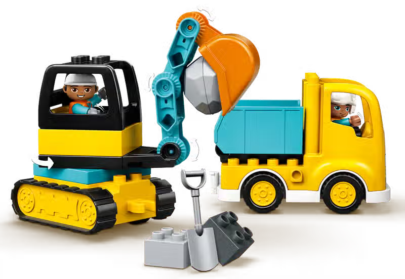 LEGO DUPLO Truck & Tracked Excavator (10931)