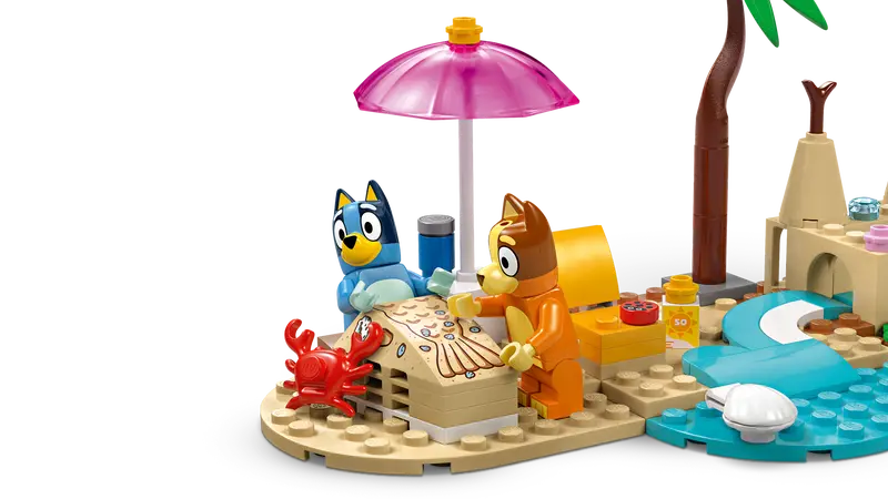 LEGO Bluey Family Beach Car Trip