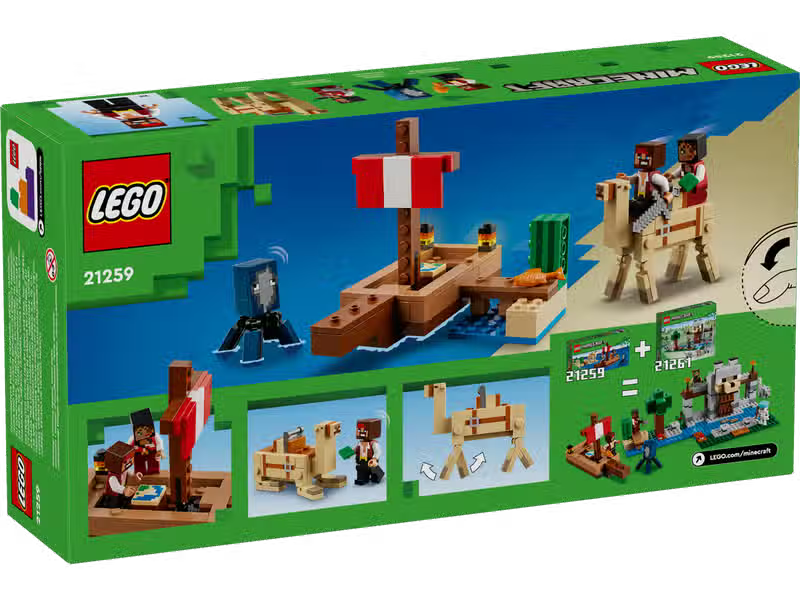 LEGO Minecraft Pirate Ship Voyage (21259)