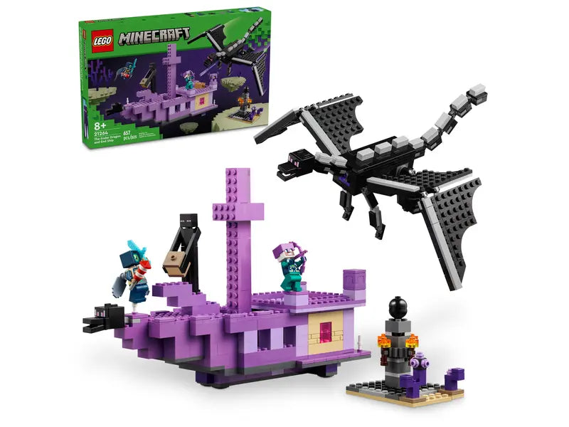LEGO Minecraft The Ender Dragon and End Ship