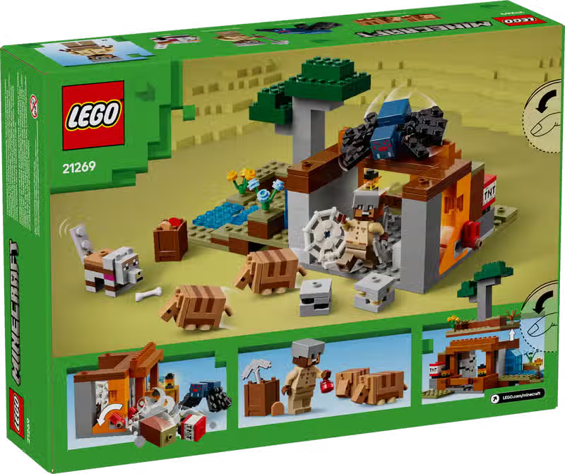 LEGO Minecraft The Mine and Armadillo Adventure (21269)