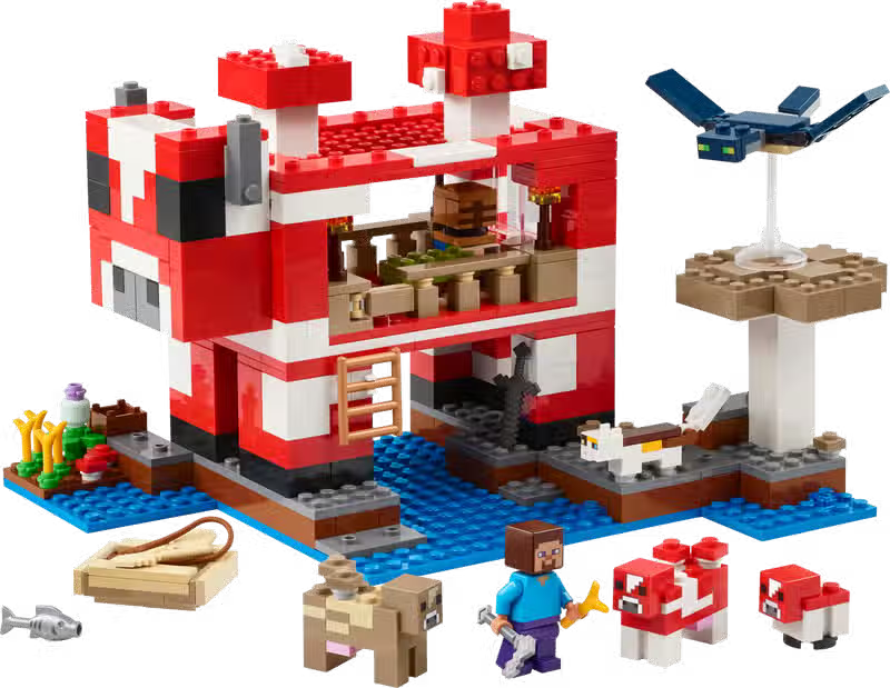 LEGO Minecraft The Mooshroom House (21270)