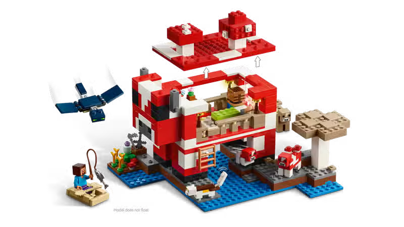 LEGO Minecraft The Mooshroom House (21270)
