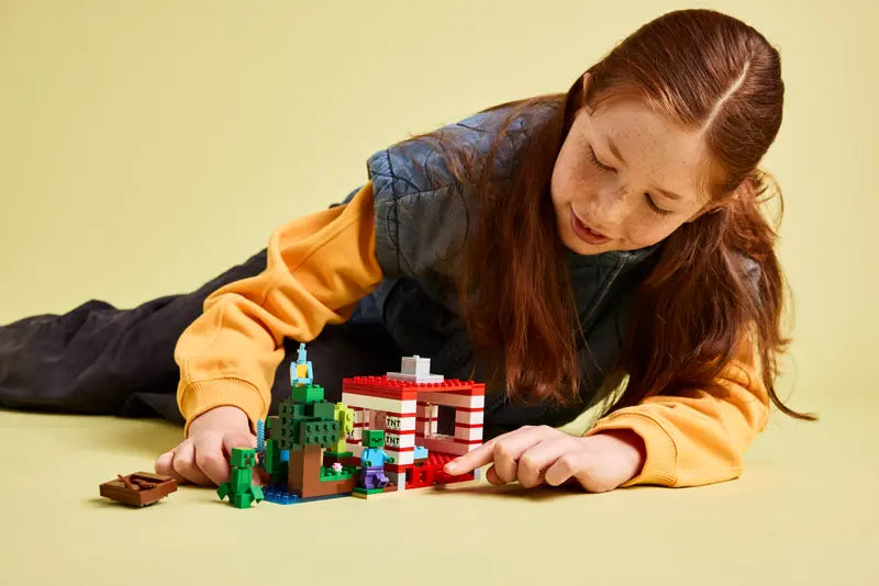 LEGO Minecraft TNT House in the Jungle