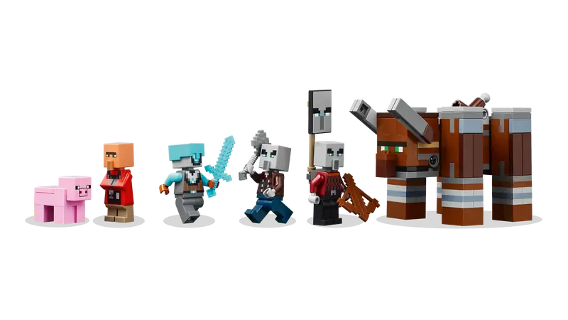 LEGO Minecraft The Pillager Base and Ravager
