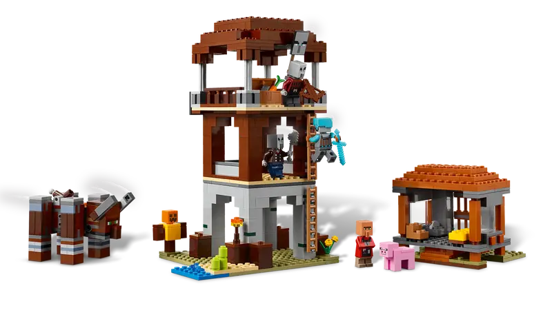 LEGO Minecraft The Pillager Base and Ravager