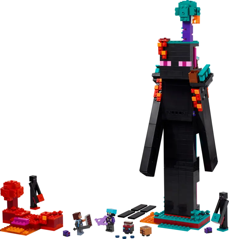 LEGO Minecraft Endeman Tower