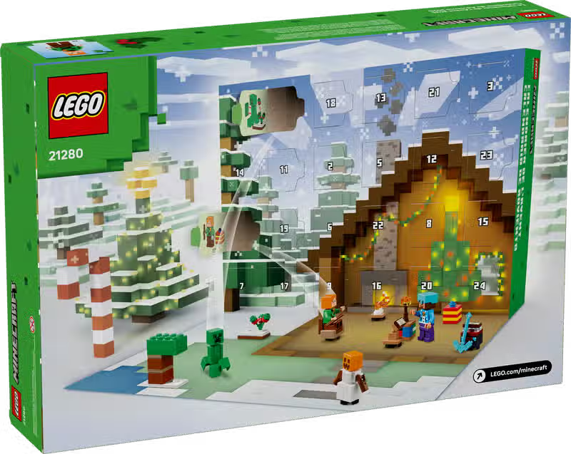 LEGO Minecraft Advent Calendar 2025 (21280)