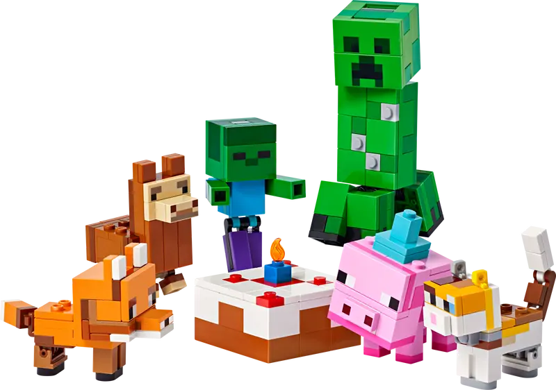 LEGO Minecraft Birthday Celebration Pig