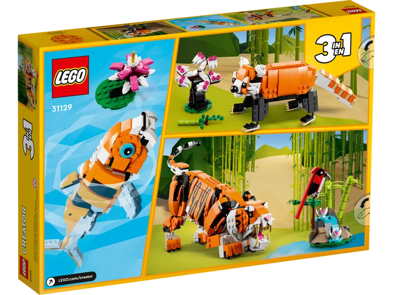 LEGO Creator 3-in-1 Majestic Tiger (31129)