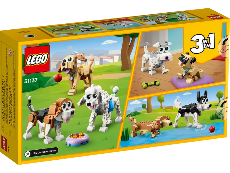 LEGO Creator 3-in-1 Adorable Dogs (31137)