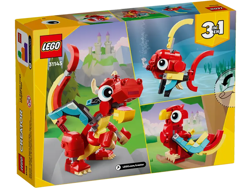 LEGO Creator 3-in-1 Red Dragon (31145)