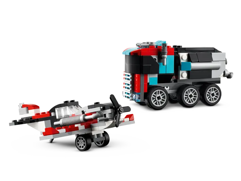 LEGO Creator 3-in-1 Flatbed Truck with Helicopter (31146)