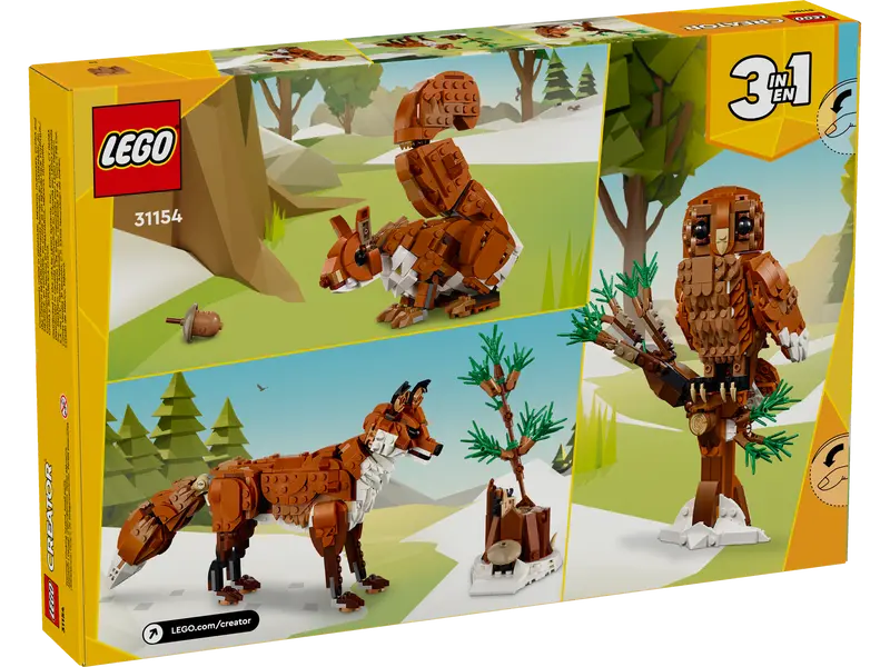 LEGO Creator 3-in-1 Forest Animals Red Fox (31154)