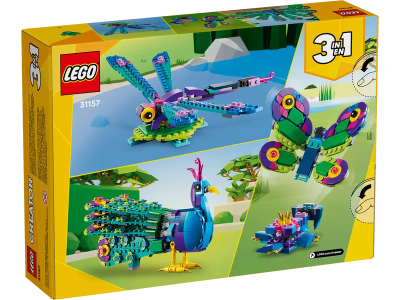 LEGO Creator 3-in-1 Exotic Peacock (31157)