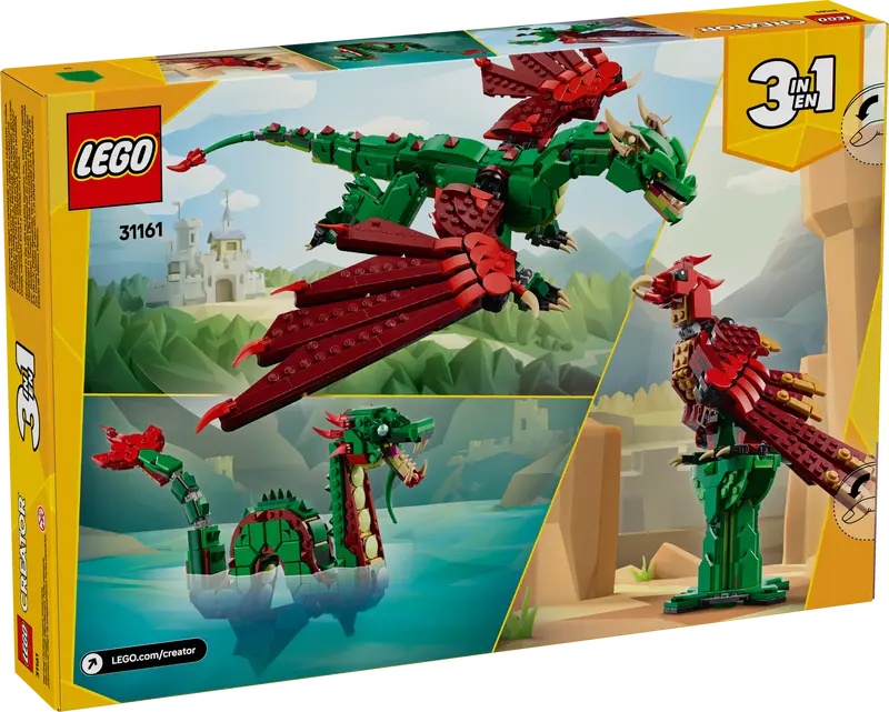 LEGO Creator 3-in-1 Medieval Dragon (31161)