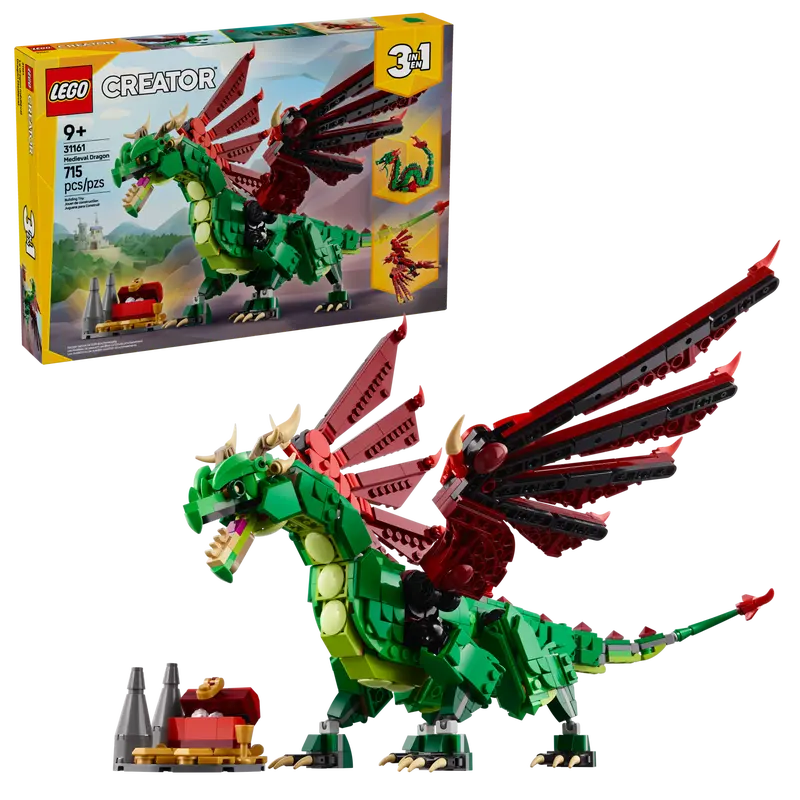 LEGO Creator 3-in-1 Medieval Dragon (31161)