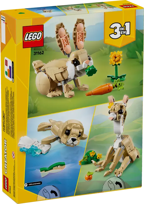 LEGO Creator 3-in-1 Adorable Bunny (31162)