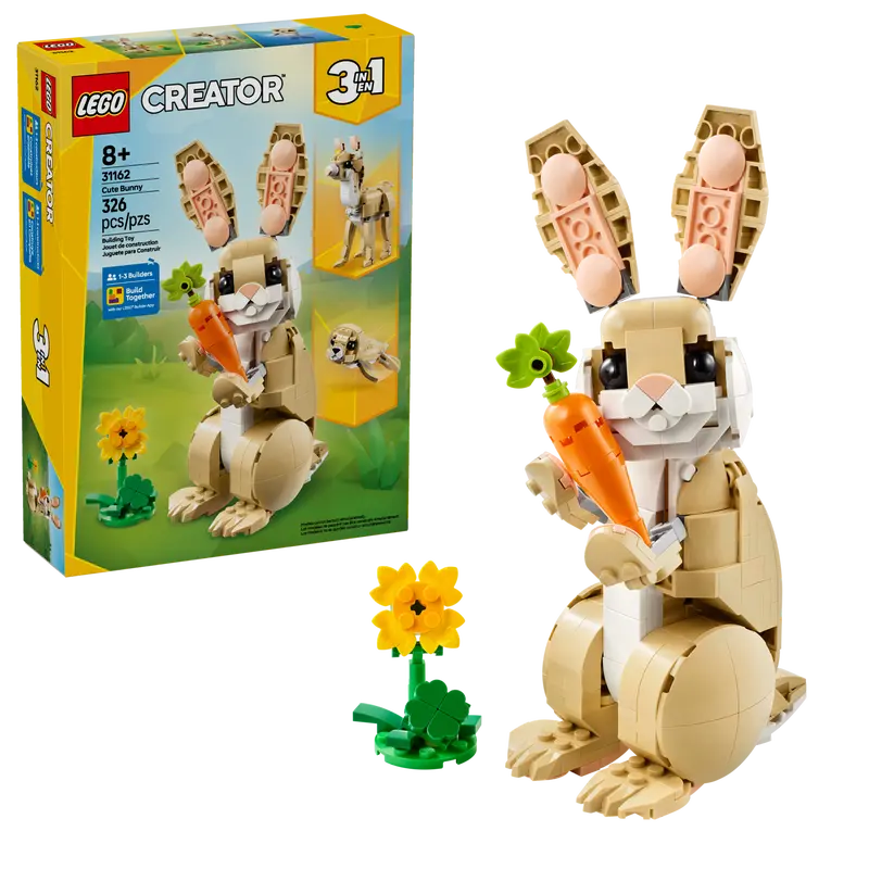 LEGO Creator 3-in-1 Adorable Bunny (31162)