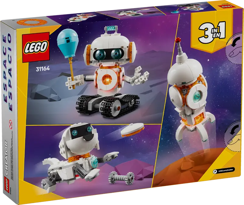 LEGO Creator 3-in-1 Space Robot (31164)