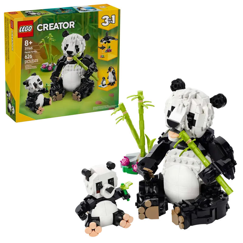 LEGO Creator 3-in-1 Wild Animals Panda Family (31165)